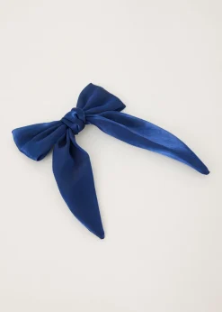 Haaraccessoires<The Sting Haarclip met organza strik donkerblauw