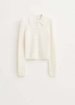 Truien En Vesten<The Sting Hairy polo wit, off-white
