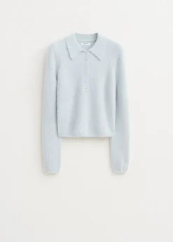 Truien En Vesten<The Sting Hairy polo lichtblauw