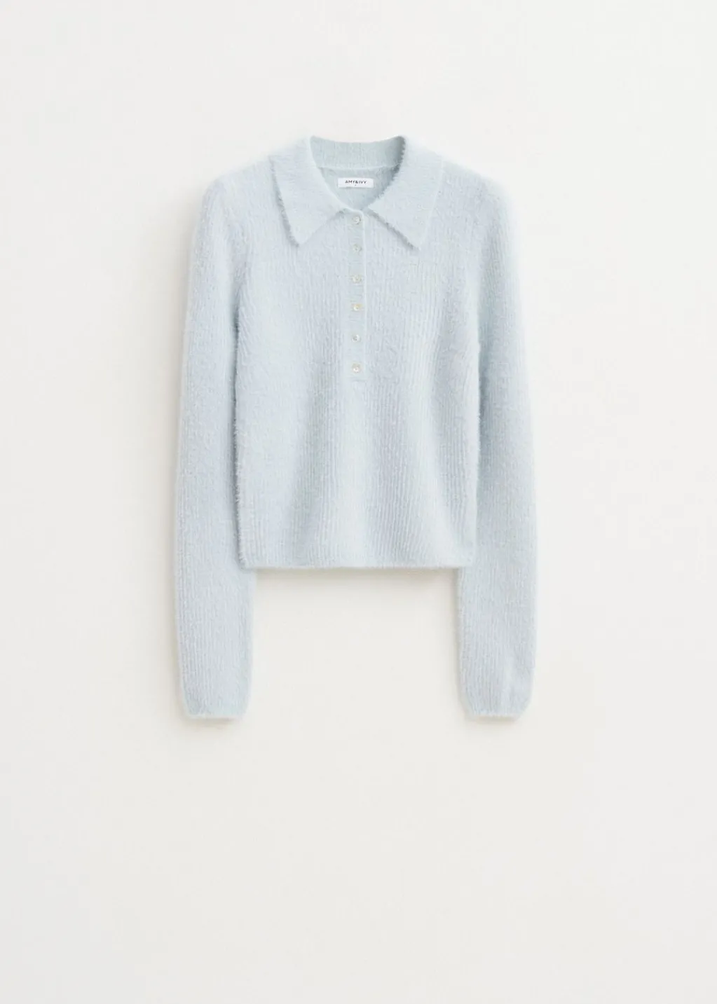 Truien En Vesten<The Sting Hairy polo lichtblauw