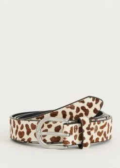 Riemen<The Sting Hairy riem met print meerkleurig