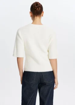 Truien En Vesten<The Sting Hairy trui wit, off-white