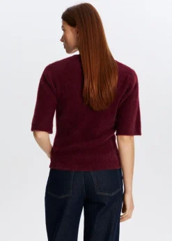 Truien En Vesten<The Sting Hairy trui bordeaux