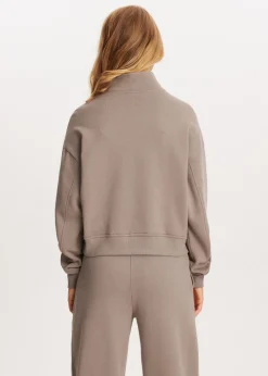Sweaters En Hoodies<The Sting Half zip sweater taupe