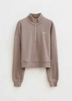 Sweaters En Hoodies<The Sting Half zip sweater taupe