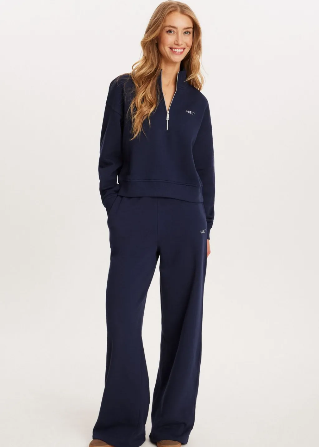 Sweaters En Hoodies<The Sting Half zip sweater donkerblauw