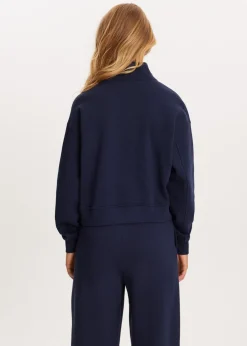 Sweaters En Hoodies<The Sting Half zip sweater donkerblauw
