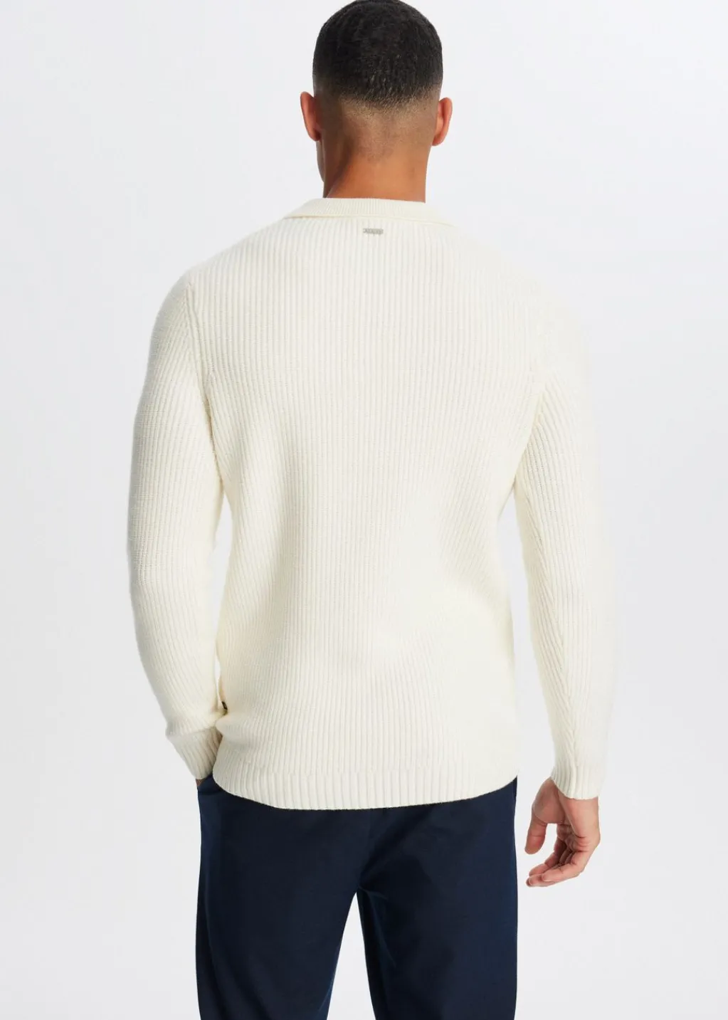 Truien En Vesten<The Sting Half zip trui wit, off-white