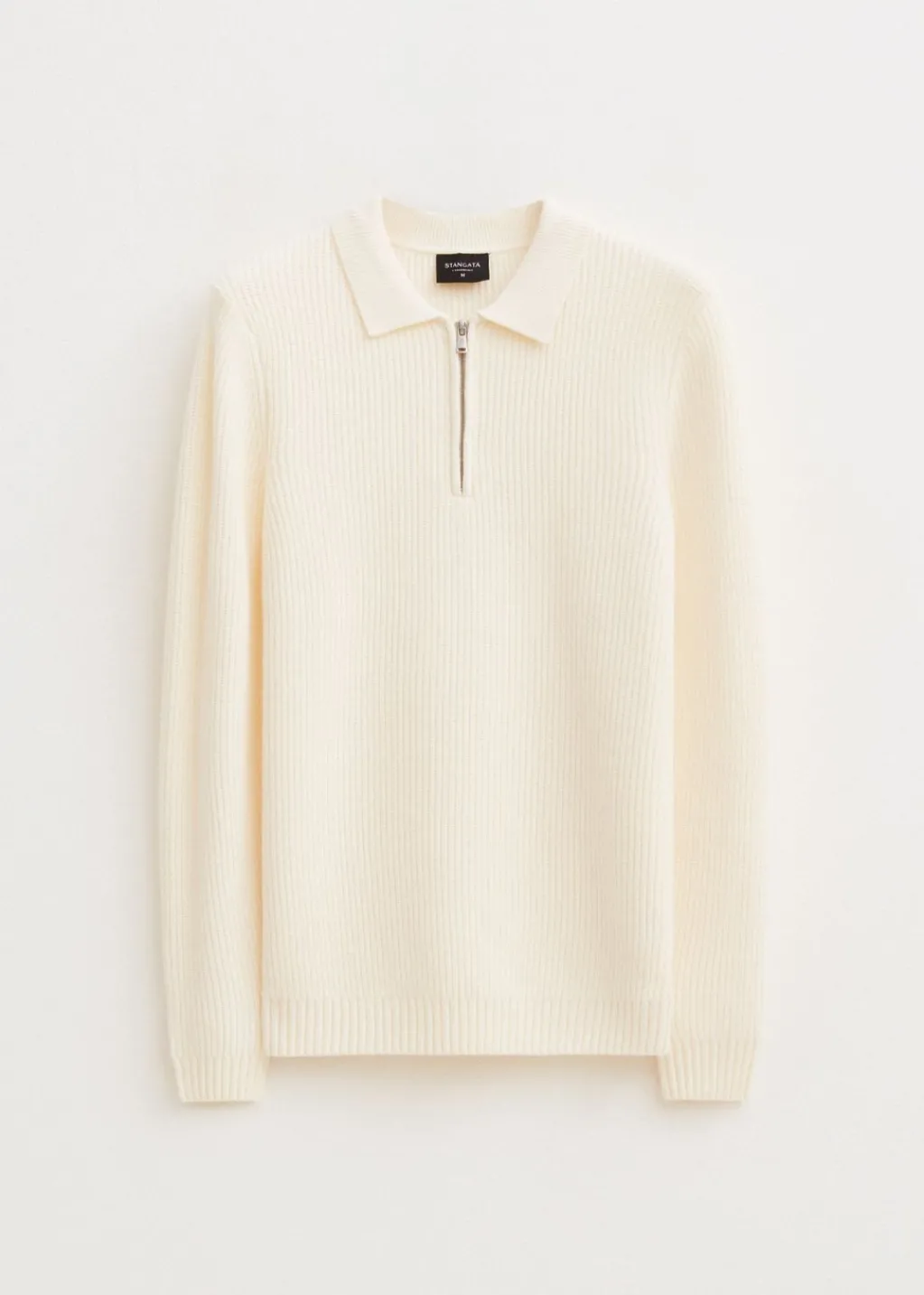Truien En Vesten<The Sting Half zip trui wit, off-white