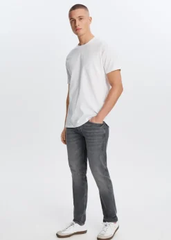 Jeans<The Sting Harvey slim fit jeans grijs, used middle