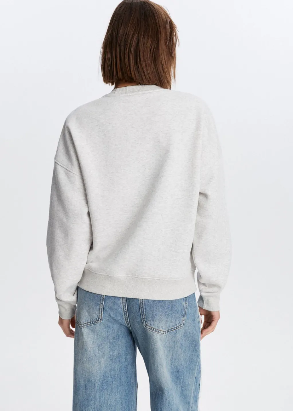 Sweaters En Hoodies<The Sting Havana velvet sweater grijs gemêleerd