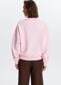 Sweaters En Hoodies<The Sting Havana velvet sweater lichtroze