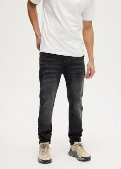 Jeans<The Sting Heaton modern regular jeans zwart