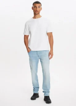 Jeans<The Sting Heaton sweat regular jeans blauw, used light