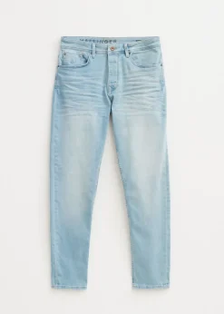 Jeans<The Sting Heaton sweat regular jeans blauw, used light