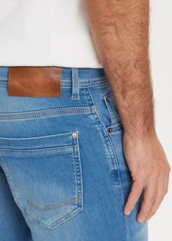 Jeans<The Sting Heaton sweat regular jeans blauw, used middle