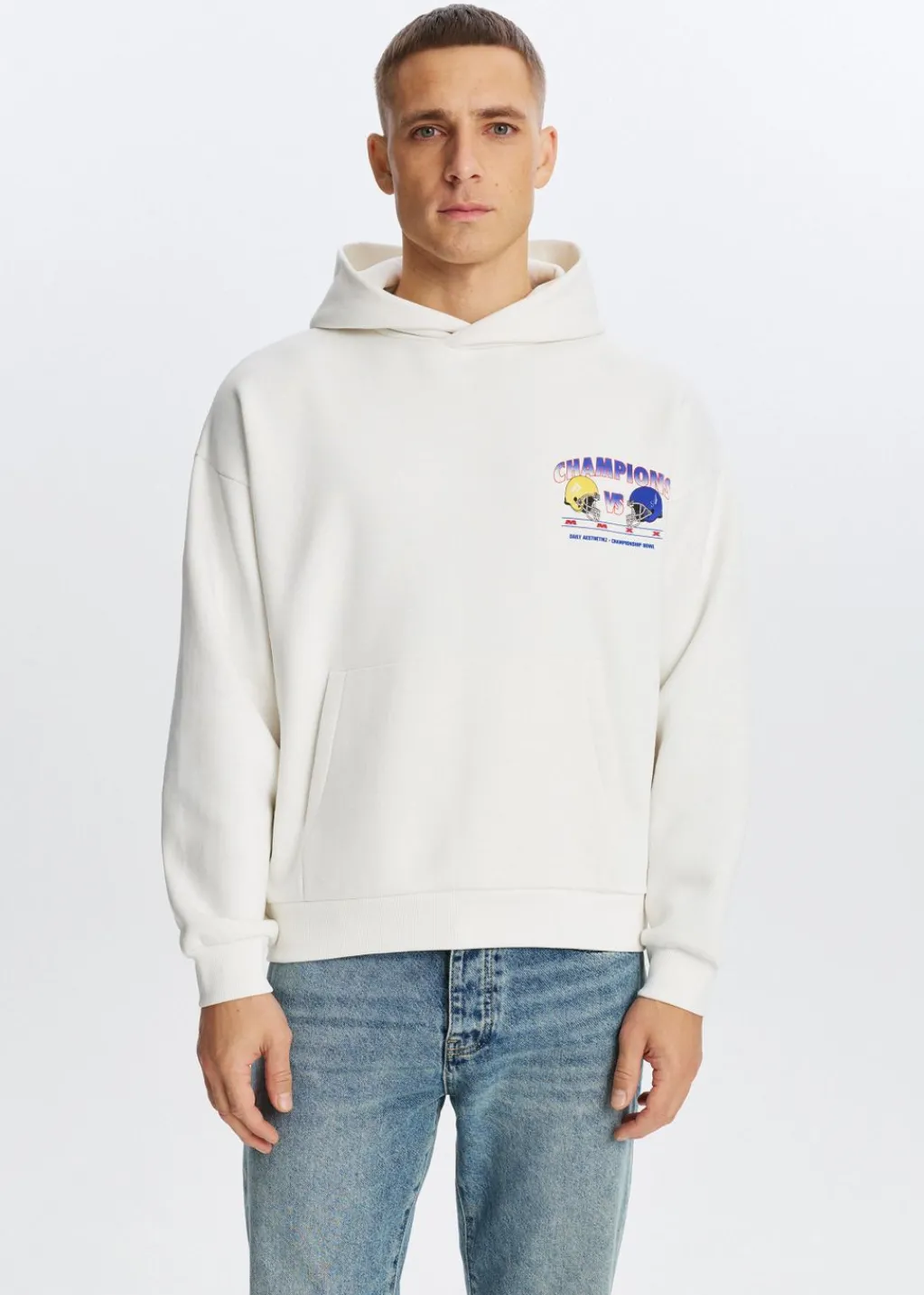 Sweaters En Hoodies<The Sting Hoodie champions wit, off-white