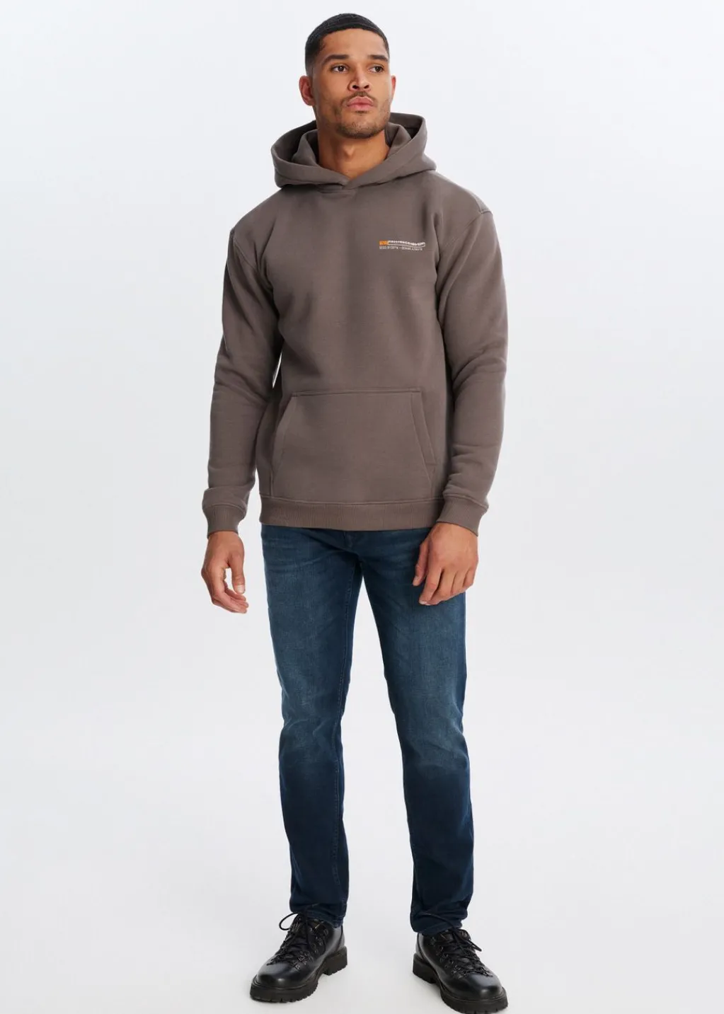 Sweaters En Hoodies<The Sting Hoodie kaart Scandinavië lichtbruin