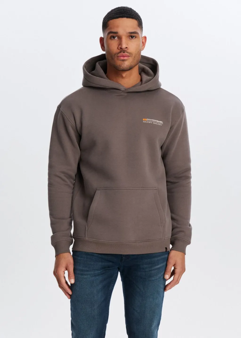 Sweaters En Hoodies<The Sting Hoodie kaart Scandinavië lichtbruin