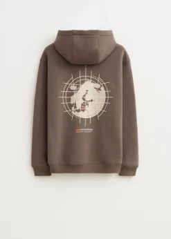 Sweaters En Hoodies<The Sting Hoodie kaart Scandinavië lichtbruin