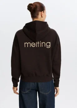 Sweaters En Hoodies<The Sting Hoodie Melting donkerbruin