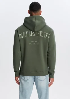 Sweaters En Hoodies<The Sting Hoodie met borduurdetails bos, midden