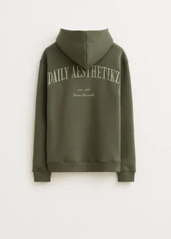 Sweaters En Hoodies<The Sting Hoodie met borduurdetails bos, midden