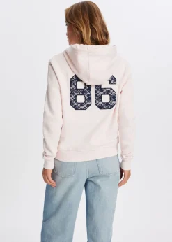 Sweaters En Hoodies<The Sting Hoodie met kanten detail lichtroze