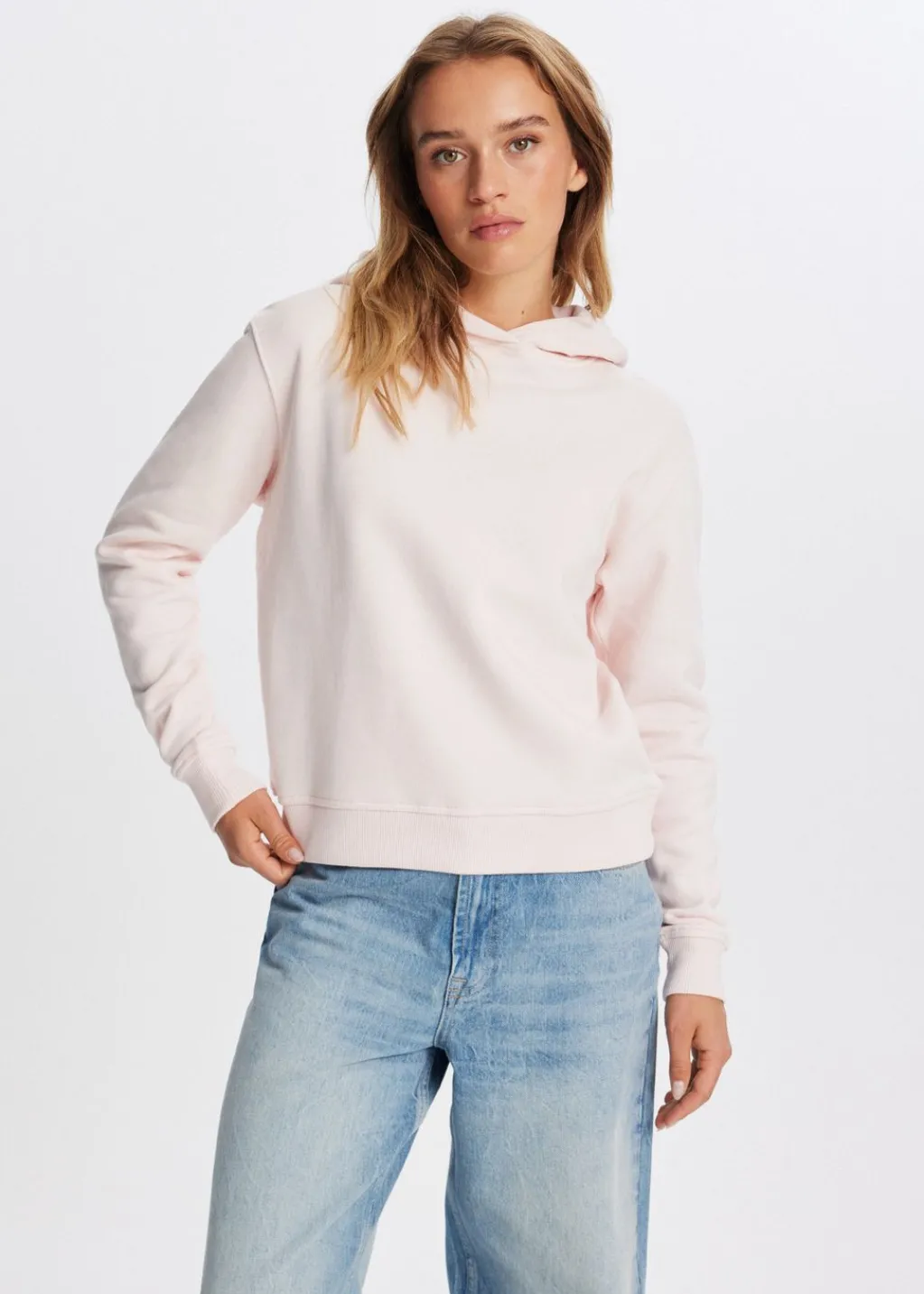 Sweaters En Hoodies<The Sting Hoodie met kanten detail lichtroze
