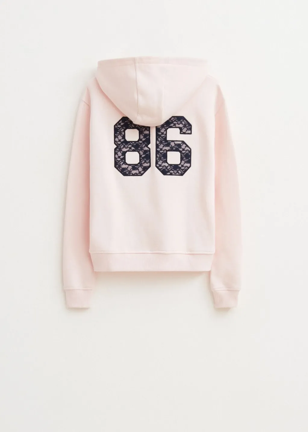 Sweaters En Hoodies<The Sting Hoodie met kanten detail lichtroze