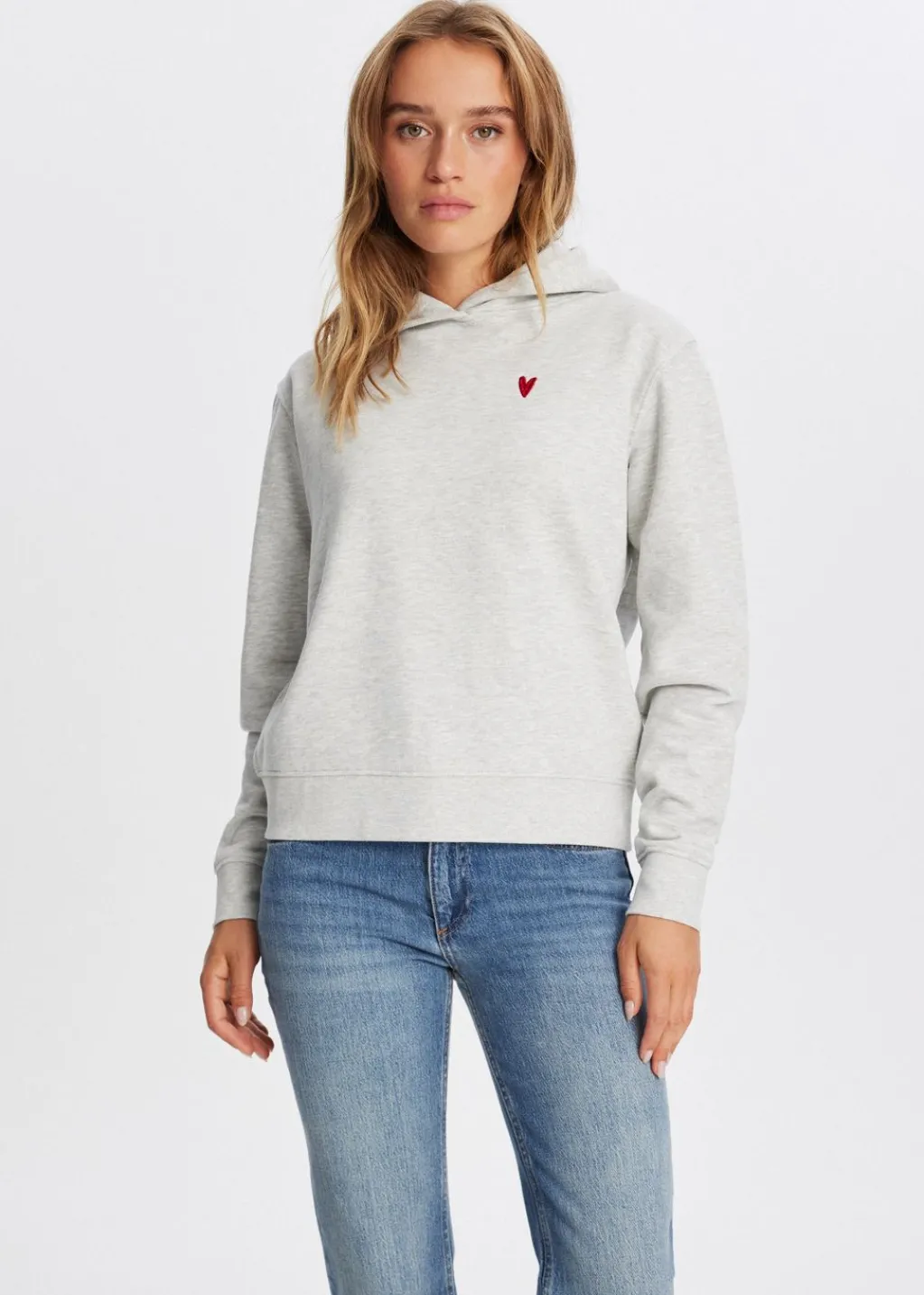 Sweaters En Hoodies<The Sting Hoodie met koffieprint grijs, licht melee
