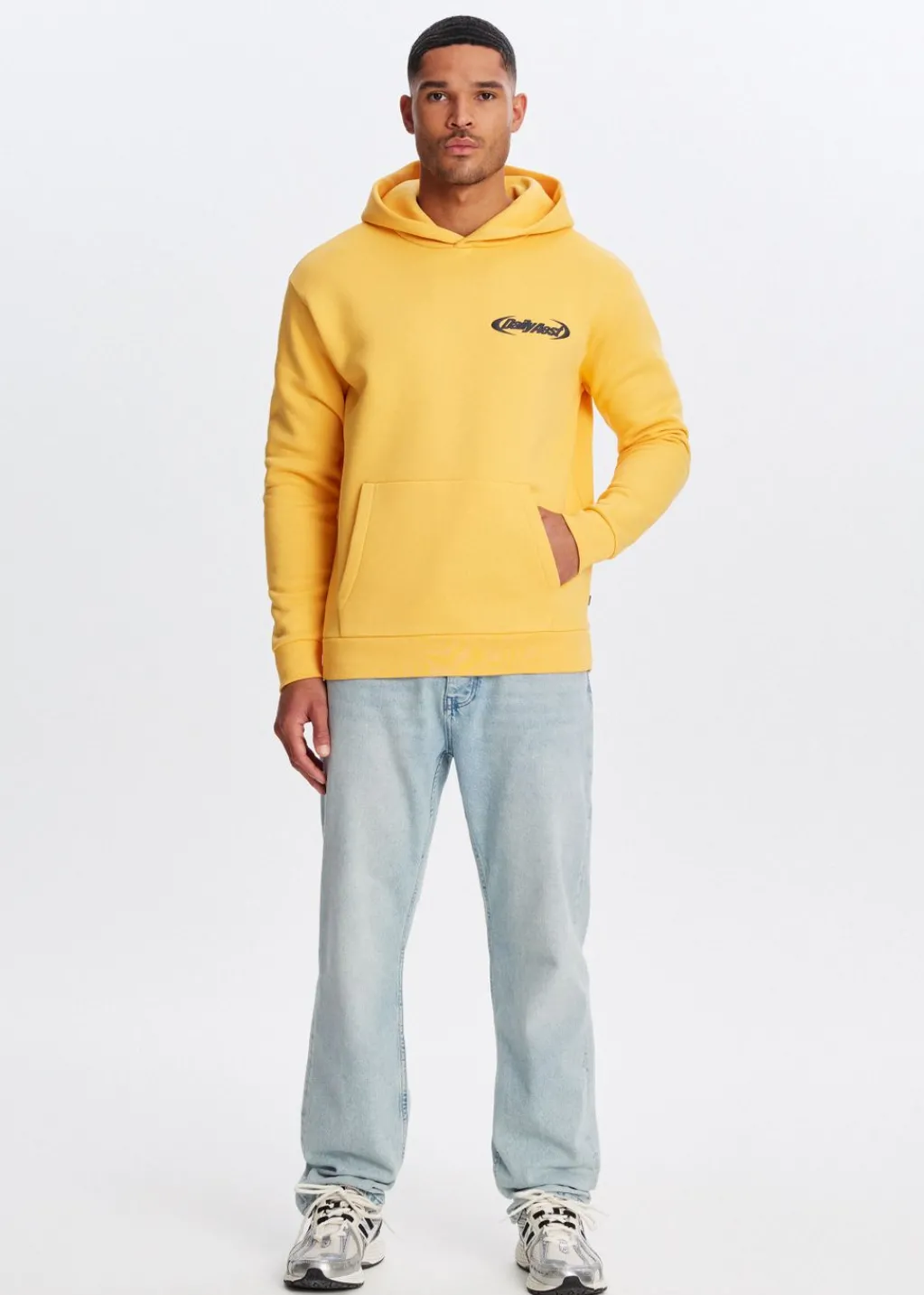 Sweaters En Hoodies<The Sting Hoodie met logo geel