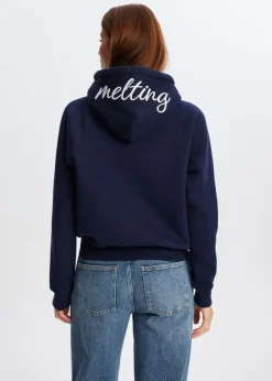 Sweaters En Hoodies<The Sting Hoodie met Melting borduursel donkerblauw