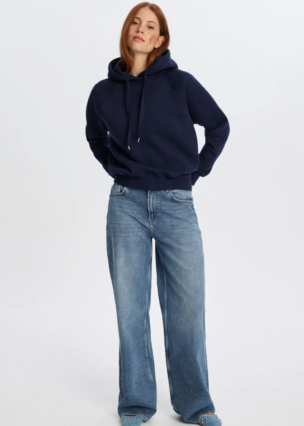 Sweaters En Hoodies<The Sting Hoodie met Melting borduursel donkerblauw