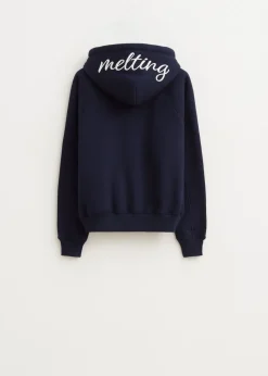 Sweaters En Hoodies<The Sting Hoodie met Melting borduursel donkerblauw
