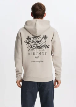 Sweaters En Hoodies<The Sting Hoodie met palmbomen taupe, light