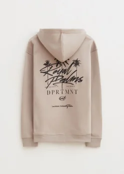 Sweaters En Hoodies<The Sting Hoodie met palmbomen taupe, light