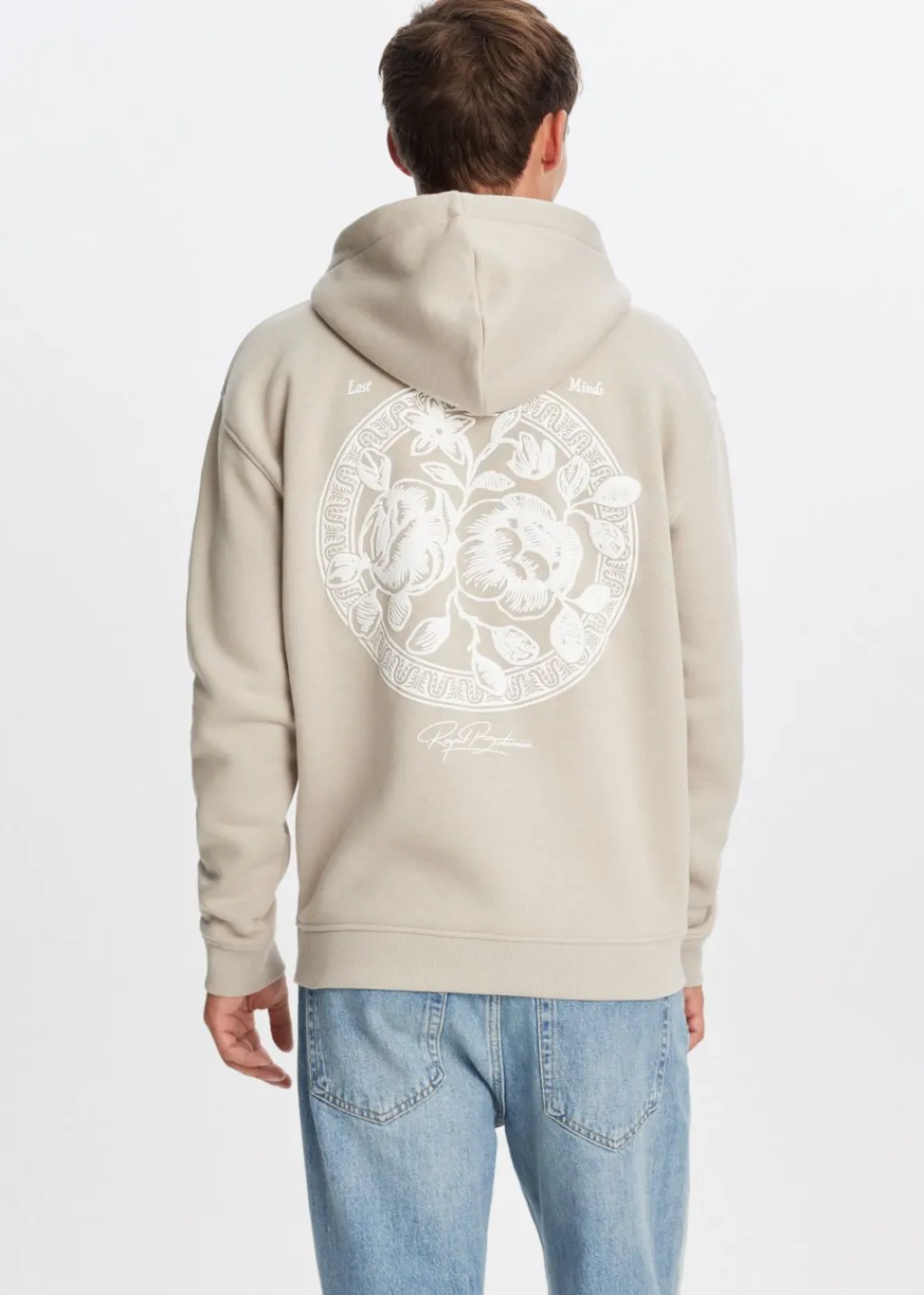Sweaters En Hoodies<The Sting Hoodie met print bloemen nude
