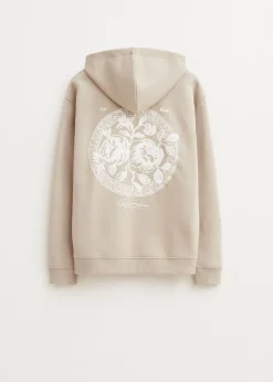 Sweaters En Hoodies<The Sting Hoodie met print bloemen nude
