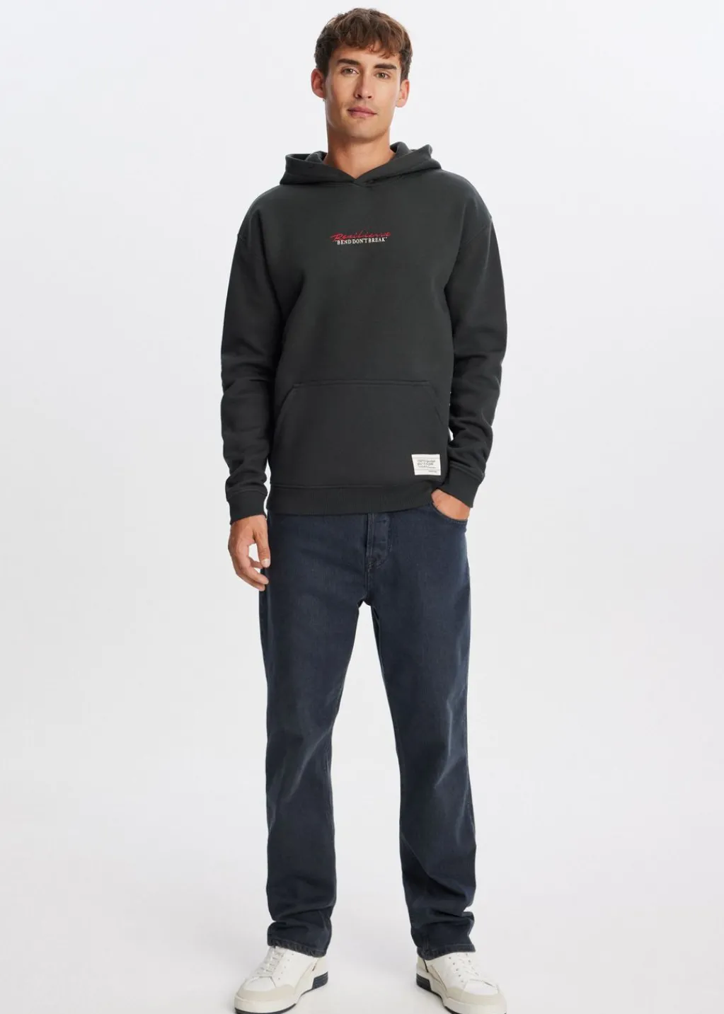 Sweaters En Hoodies<The Sting Hoodie met print bonsai antraciet