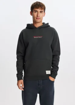 Sweaters En Hoodies<The Sting Hoodie met print bonsai antraciet