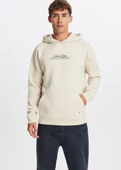 Sweaters En Hoodies<The Sting Hoodie met print café ecru