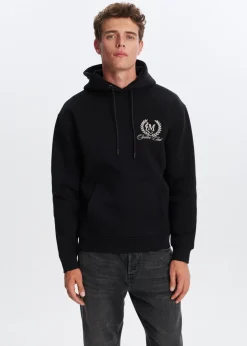 Sweaters En Hoodies<The Sting Hoodie met print oester zwart