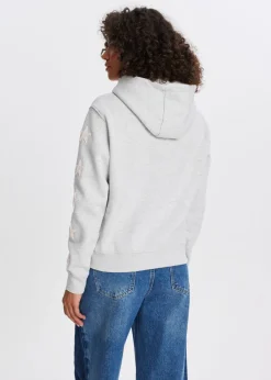Sweaters En Hoodies<The Sting Hoodie met sleeve grijs gem&ecirc;leerd