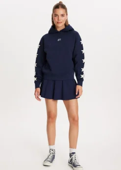Sweaters En Hoodies<The Sting Hoodie met sleeve donkerblauw