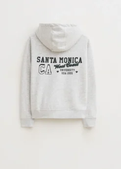 Sweaters En Hoodies<The Sting Hoodie met varsity print grijs, licht melee