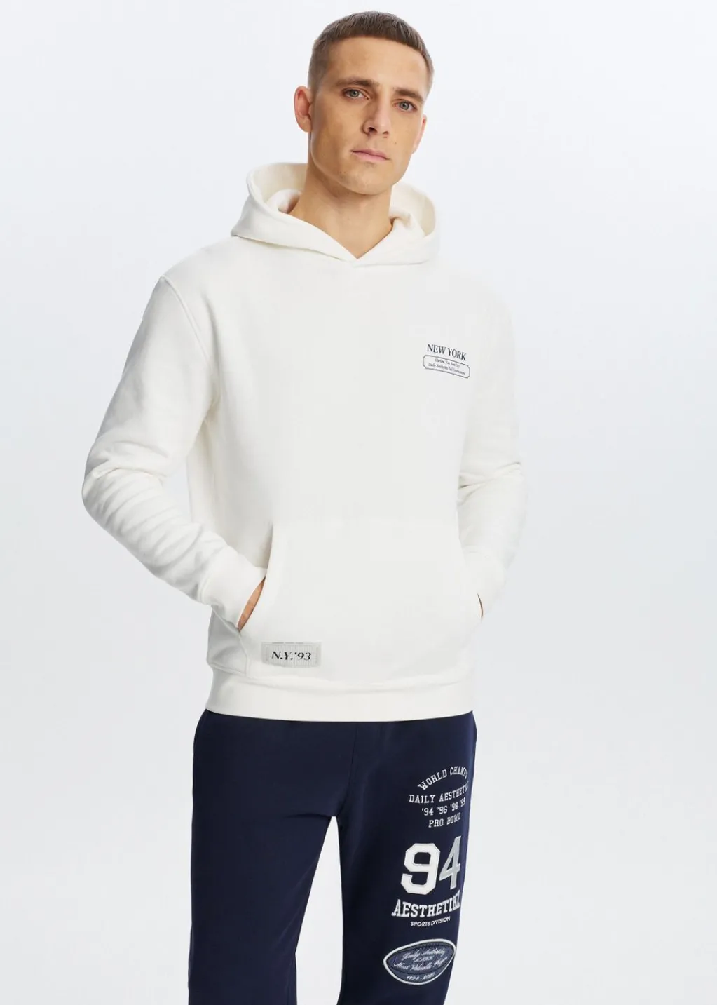 Sweaters En Hoodies<The Sting Hoodie rugby wit, off-white