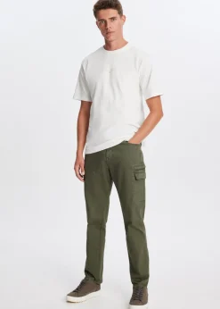 Broeken<The Sting Hybrid cargo broek donkergroen