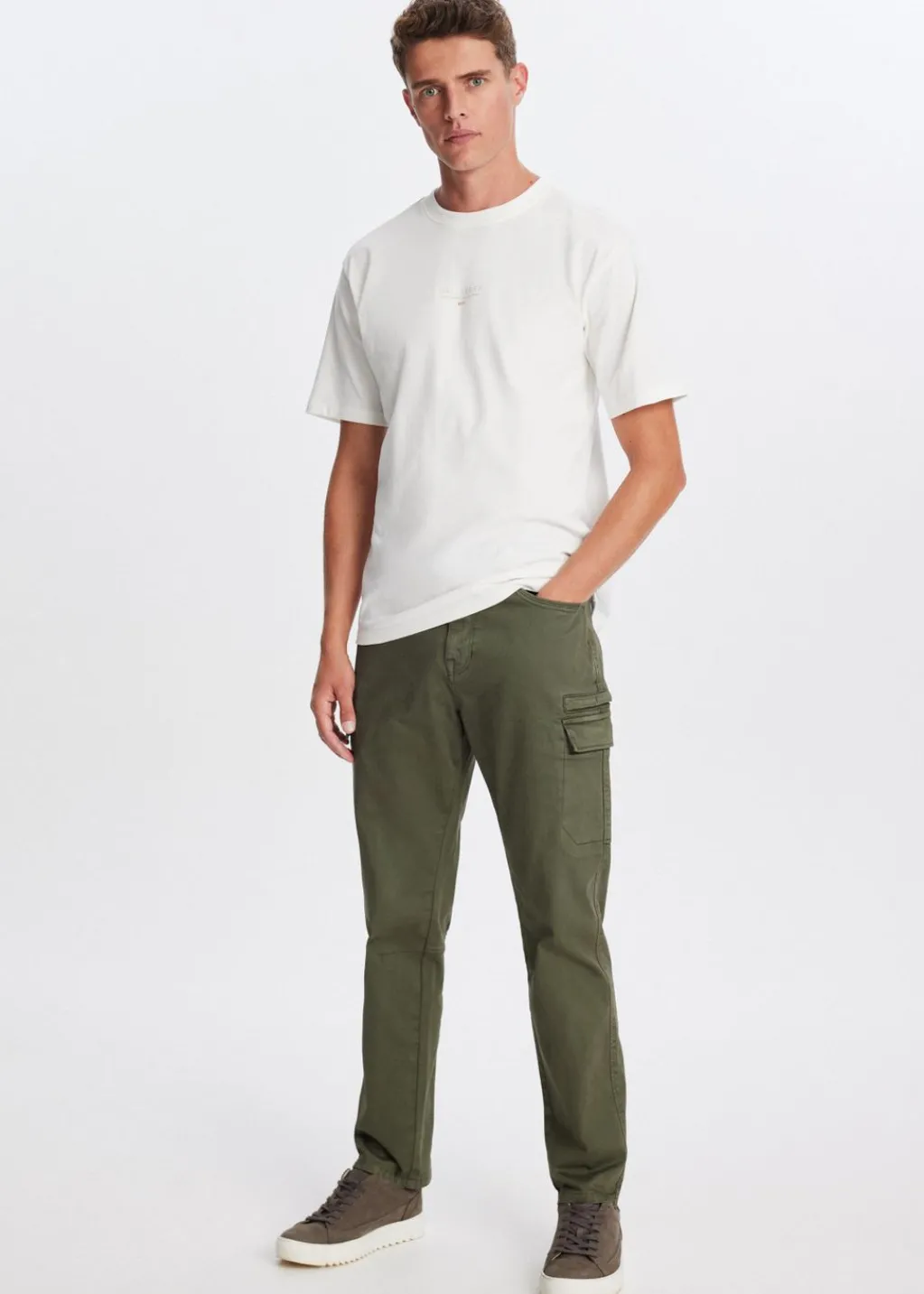 Broeken<The Sting Hybrid cargo broek donkergroen