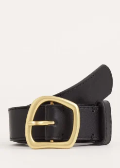 Riemen<The Sting Imitatieleren riem zwart